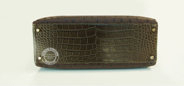 Hermès Kelly 35cm Grand Marriage Permabrass - Preloved