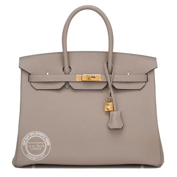 Hermès Birkin 35cm Gris Asphalte Togo GHW