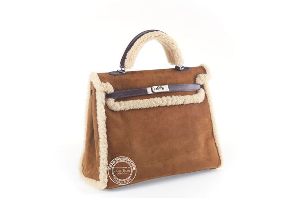 Hermès Kelly 35cm Shearling PHW