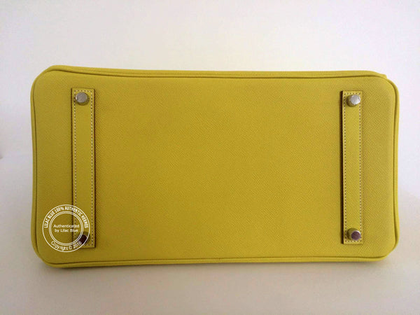 Hermès Birkin 35cm Lime/Gris Perle Candy Epsom PHW