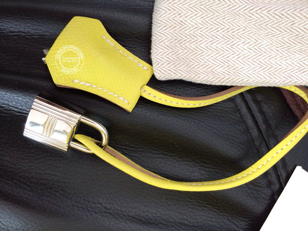 Hermes Birkin 35cm Lime Candy Epsom PHW - Preloved