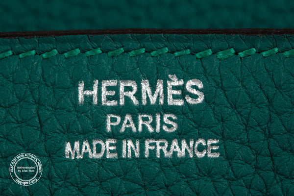 Hermès Birkin 35cm Malachite Togo PHW