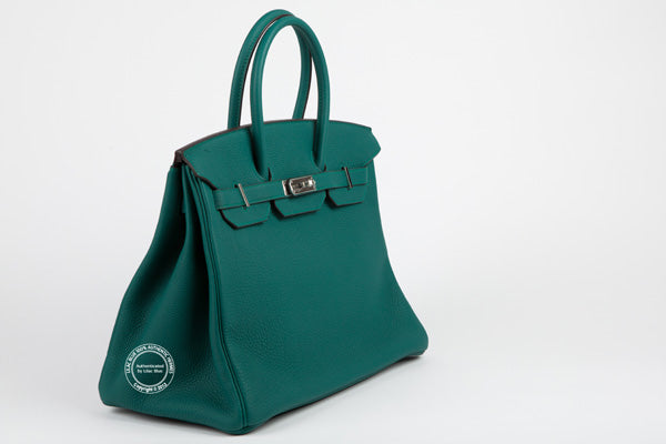 Hermès Birkin 35cm Malachite Togo PHW