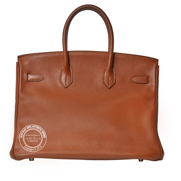 Hermès Birkin 35cm Noisette Togo GHW - Vintage