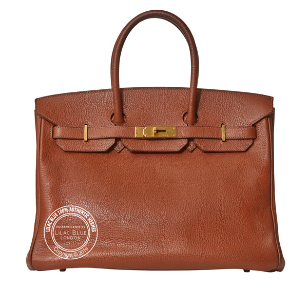 Hermès Birkin 35cm Noisette Togo GHW - Vintage