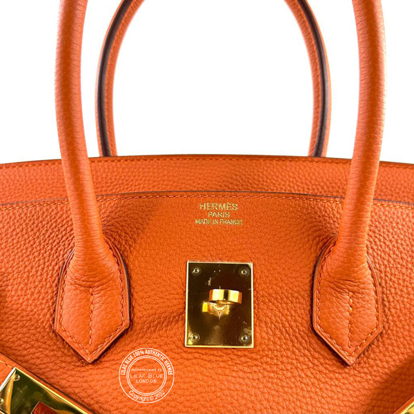 Hermès Birkin 35cm Orange Togo GHW - Preloved