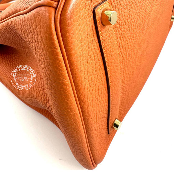 Hermès Birkin 35cm Orange Togo GHW - Preloved