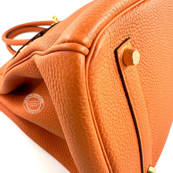 Hermès Birkin 35cm Orange Togo GHW - Preloved