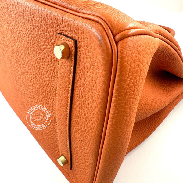 Hermès Birkin 35cm Orange Togo GHW - Preloved