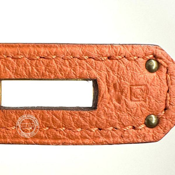 Hermès Birkin 35cm Orange Togo GHW - Preloved