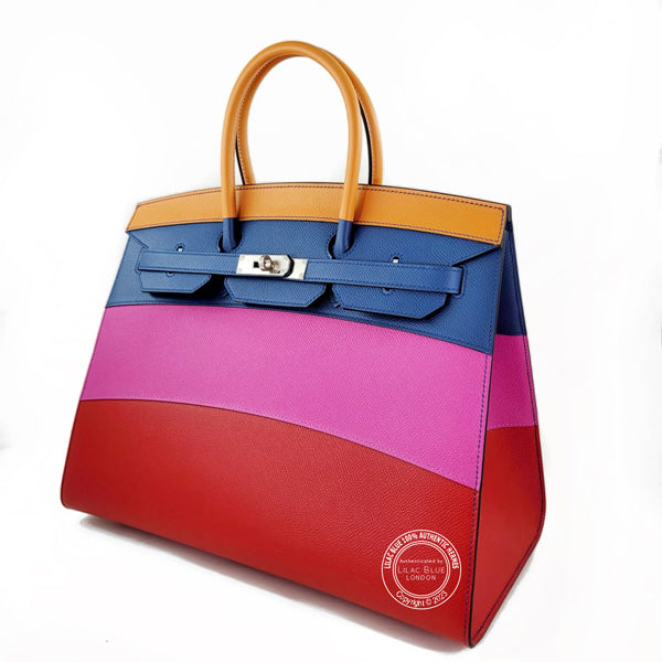 Hermès Birkin 35cm Rainbow Sunset Sellier Epsom PHW