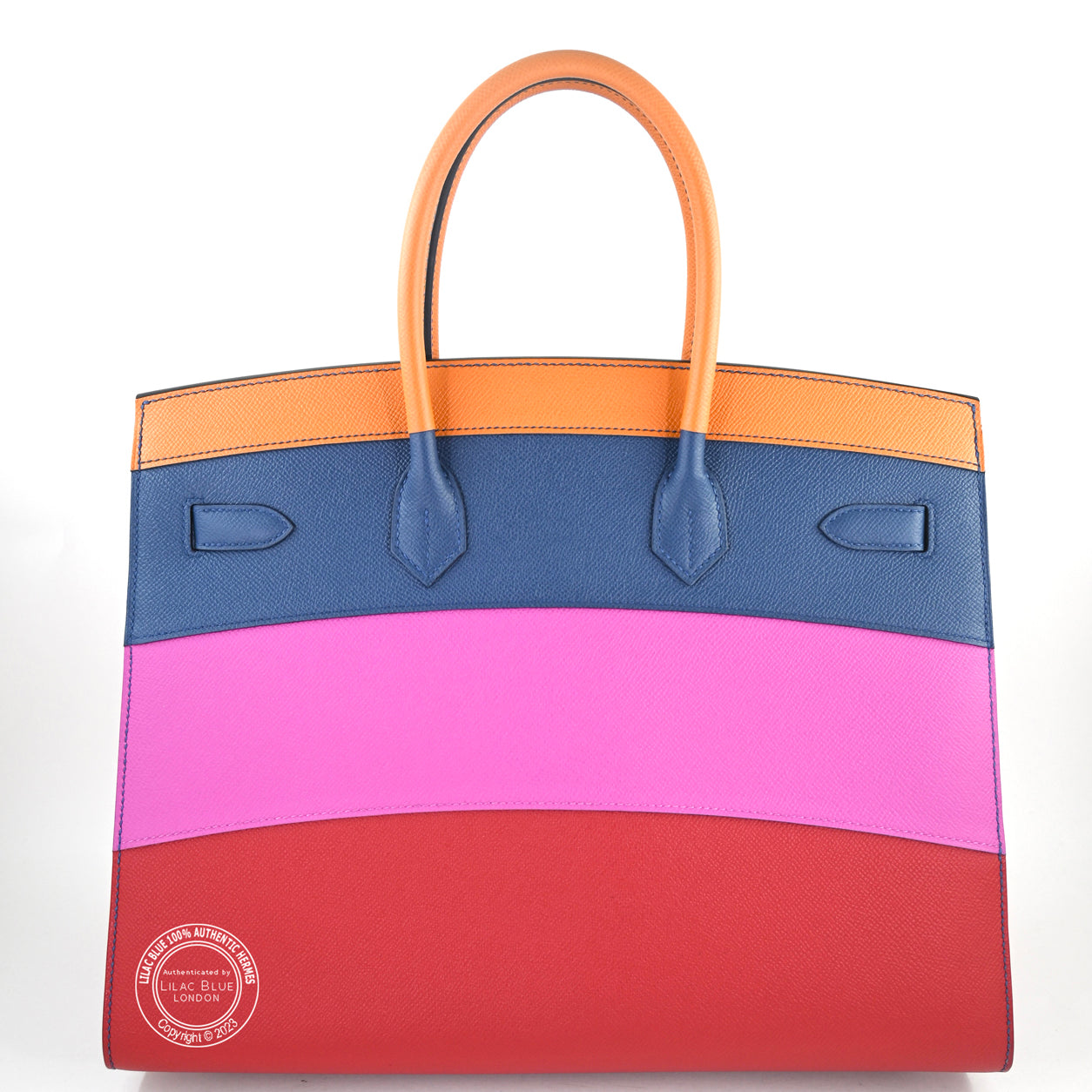 Hermès Birkin 35cm Rainbow Sunset Sellier Epsom PHW
