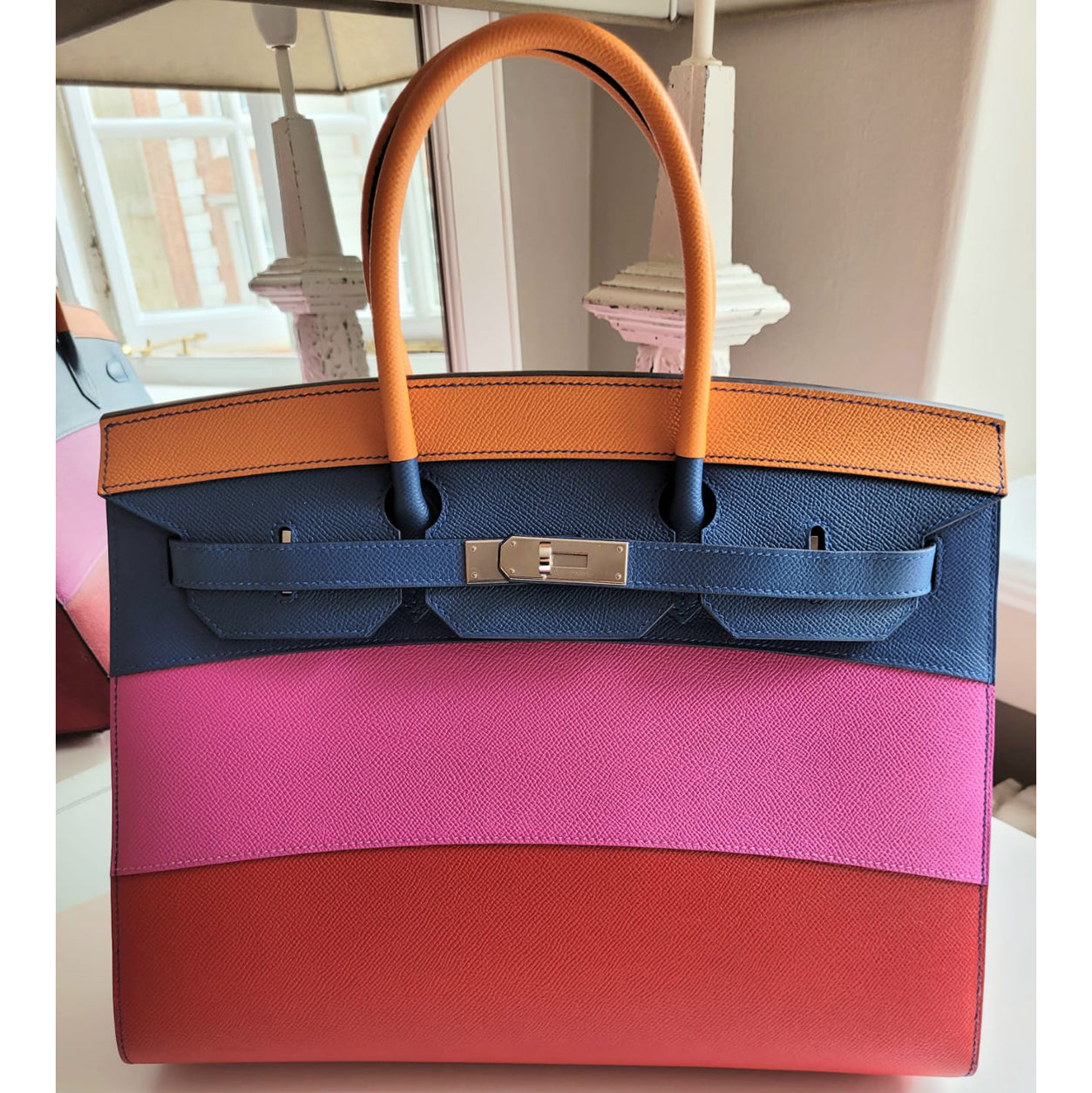Hermès Birkin 35cm Rainbow Sunset Sellier Epsom PHW