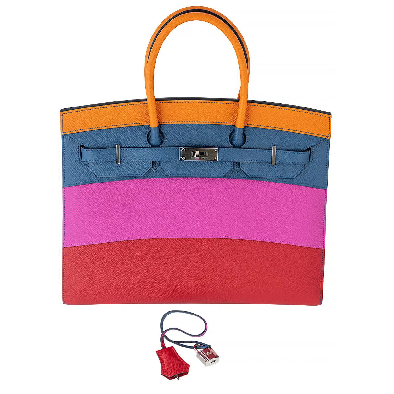 Hermès Birkin 35cm Rainbow Sunset Sellier Epsom PHW
