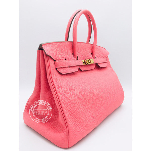 Hermès Birkin 35cm Rose Lipstick Togo GHW - Preloved