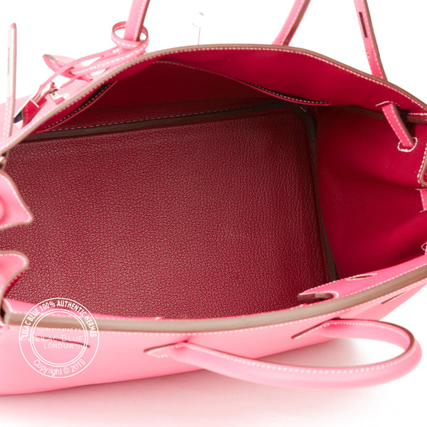 Hermès Birkin 35cm Rose Tyrien/Rubis Candy Epsom PHW - Preloved