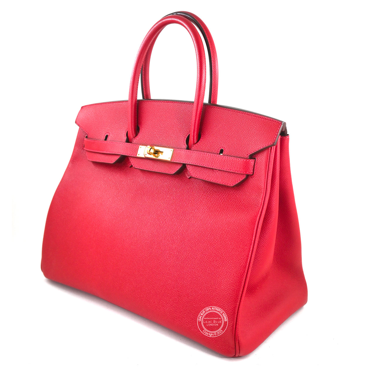 Hermès Birkin 35cm Rouge Casaque Epsom GHW - Preloved