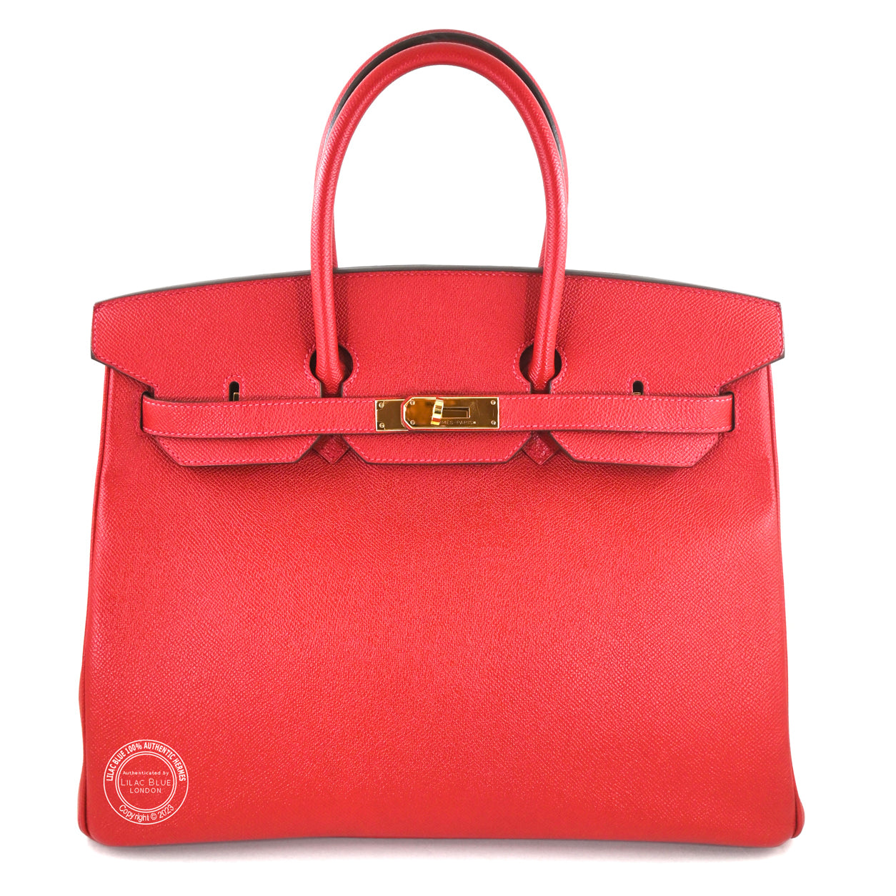 Hermès Birkin 35cm Rouge Casaque Epsom GHW - Preloved