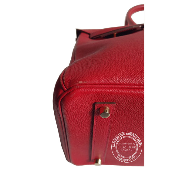 Hermès Birkin 35cm Rouge Casaque Epsom GHW - Preloved