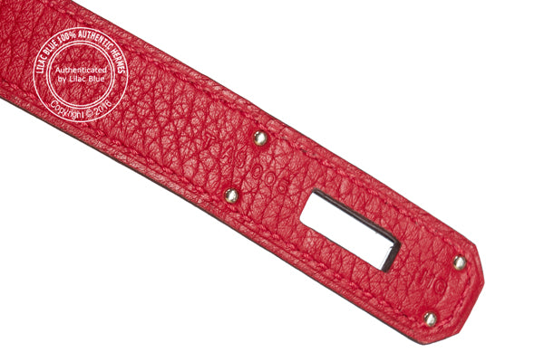 Hermès Birkin 35cm Rouge Casaque Clemence PHW