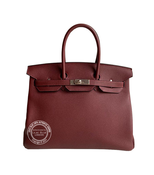 Hermès Birkin 35cm Rouge H Togo PHW