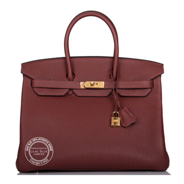 Hermès Birkin 35cm Rouge H Togo GHW
