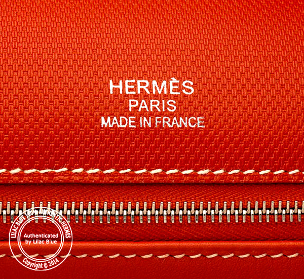 Hermès Kelly 35cm Sanguine Ghillies Grain d'H/Tadelakt PHW