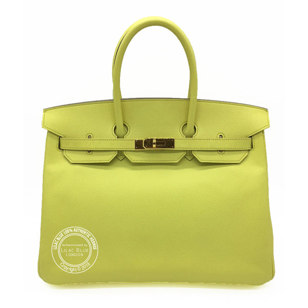 Hermès Birkin 35cm Soufre Epsom GHW - Preloved