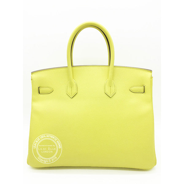 Hermès Birkin 35cm Soufre Epsom GHW - Preloved