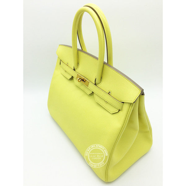 Hermès Birkin 35cm Soufre Epsom GHW - Preloved