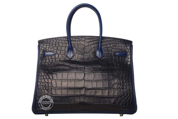 Hermès Birkin 35cm Indigo Tri Skin PHW