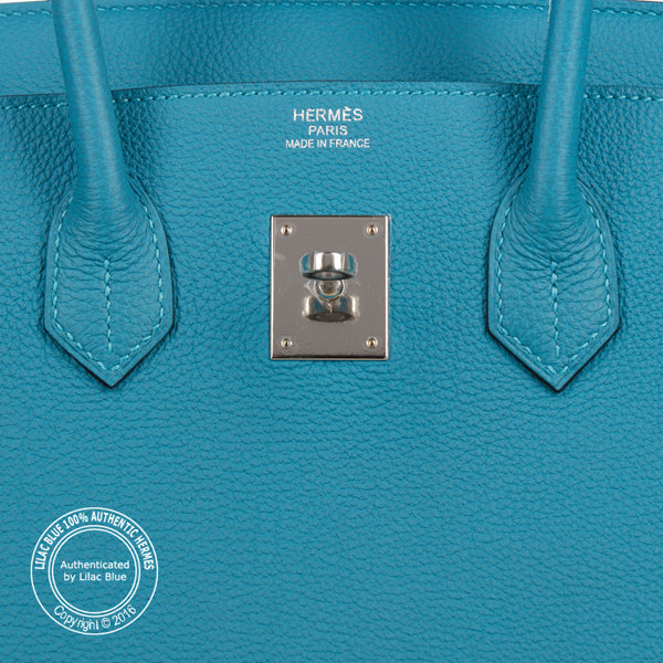 Hermès Birkin 35cm Turquoise Togo PHW