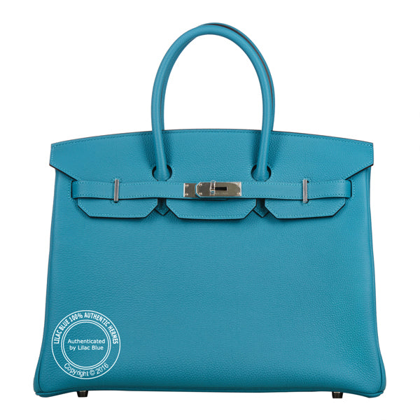 Hermès Birkin 35cm Turquoise Togo PHW