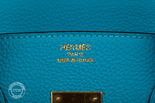Hermès Birkin 35cm Turquoise Togo GHW