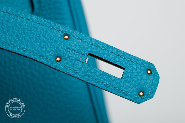 Hermès Birkin 35cm Turquoise Togo GHW
