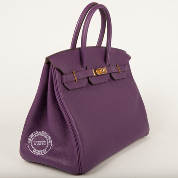 Hermès Birkin 35cm Ultraviolet Clemence GHW