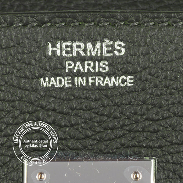 Hermès Birkin 35cm Vert Foncé Togo PHW