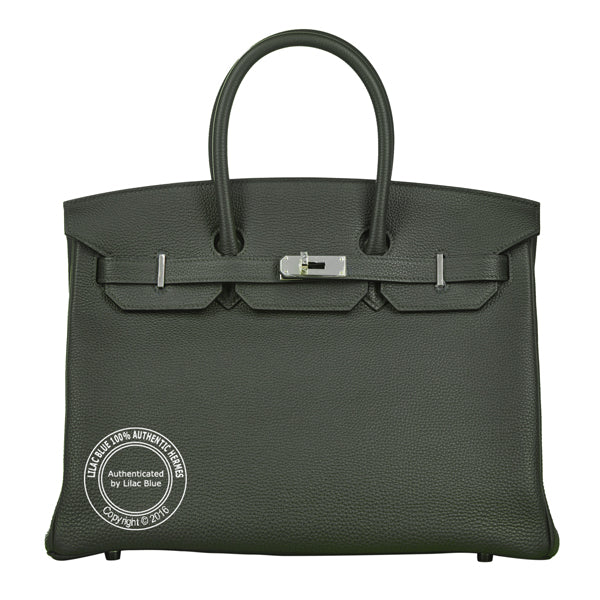 Hermès Birkin 35cm Vert Foncé Togo PHW