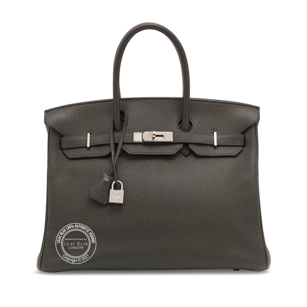 Hermès Birkin 35cm Vert de Gris Togo PHW