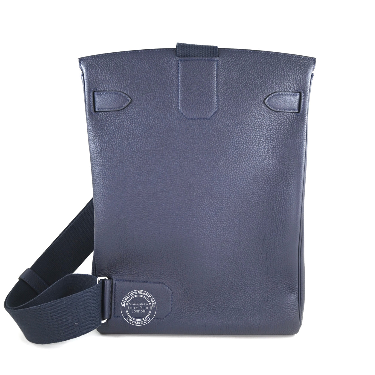 Hermès Hac A Dos 36cm Bleu Nuit Togo PHW