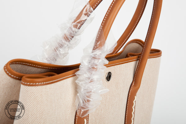 Hermès Garden Party 36cm Barenia & Canvas - Preloved