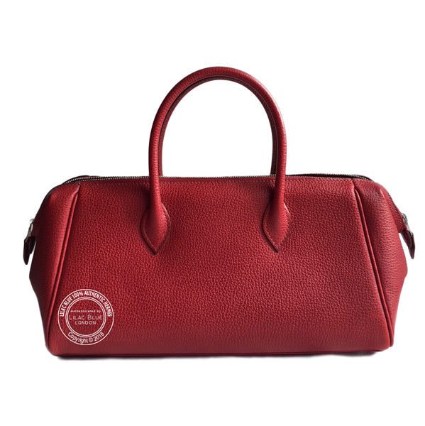 Hermès Paris Bombay 27cm Red Vache Liégée PHW - Vintage
