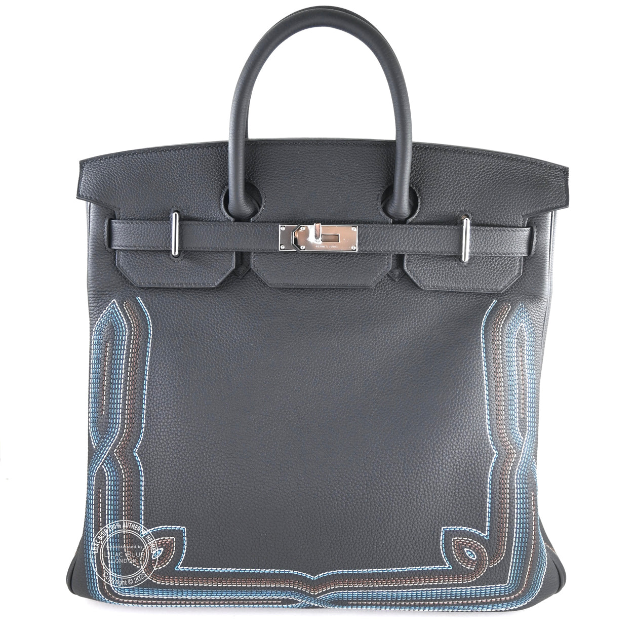 Hermès Birkin 40cm Black Western Ltd Edition HAC Togo PHW
