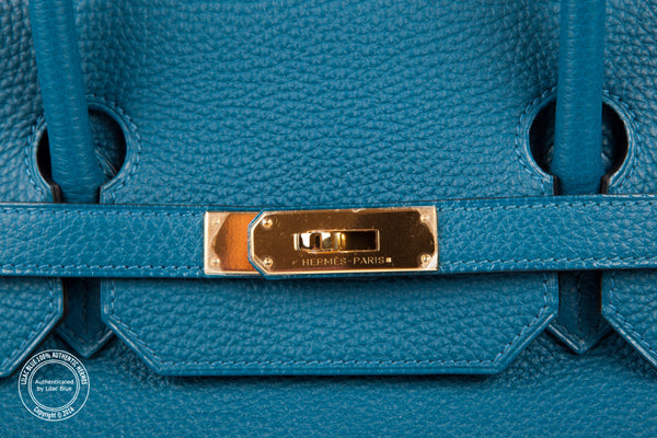 Hermès Birkin 40cm Bleu de Galice Togo GHW