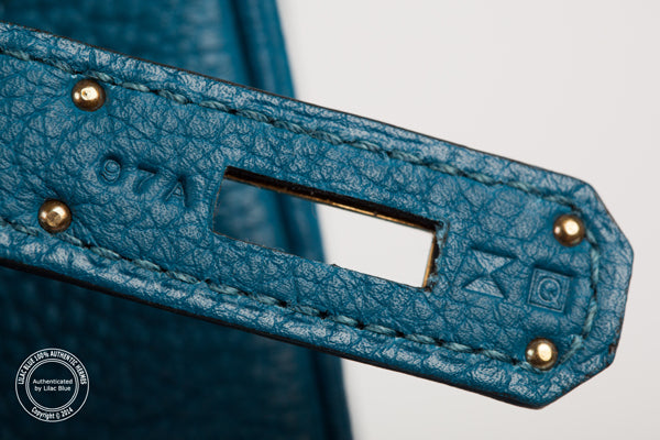 Hermès Birkin 40cm Bleu de Galice Togo GHW