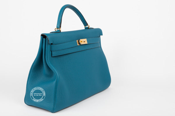 Hermès Kelly 40cm Bleu de Galice Togo GHW