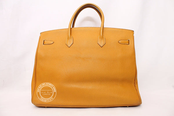 Hermès Birkin 40cm Curry Clemence GHW - Preloved