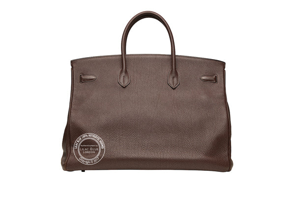 Hermès Birkin 40cm Ebene Clemence PHW - Preloved