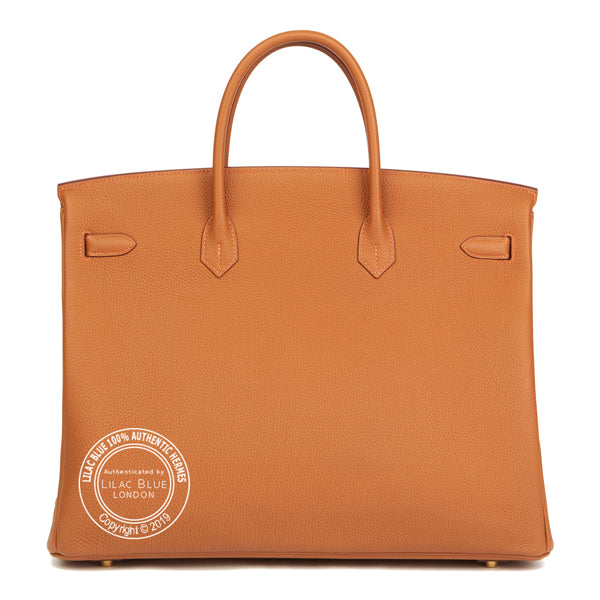 Hermès Birkin 40cm Gold Togo Permabrass - Preloved