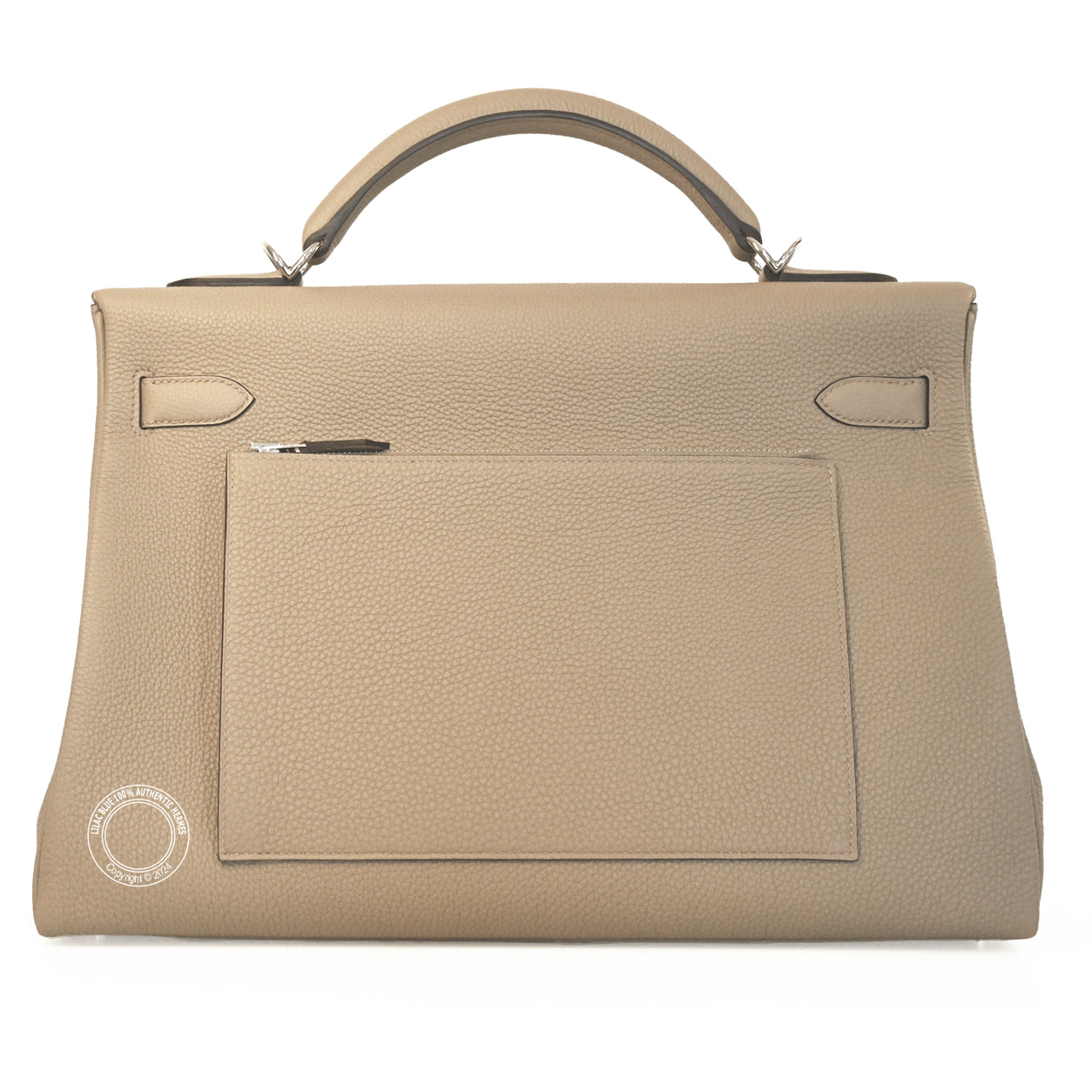 Hermès Kelly 42cm Beige Marfa Maxi Togo PHW